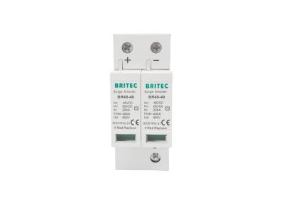 2P 40KA Solar Surge Protection Device 48V DC Type 2 Lightning Surge Protector