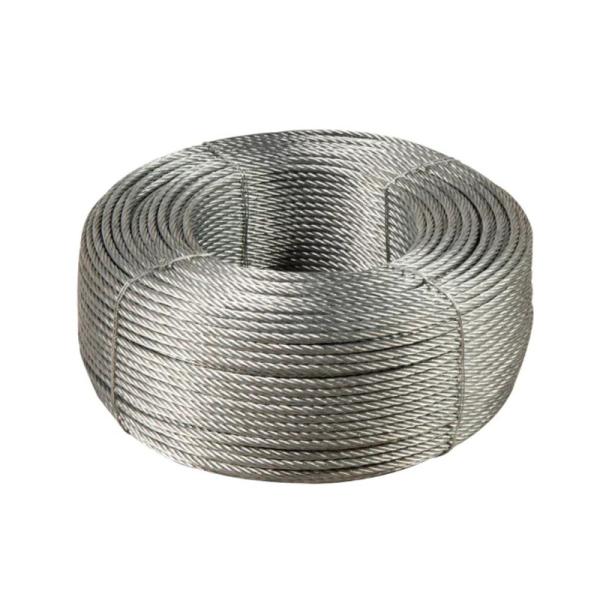20 mm câble de tension fil d'acier galvanisé câble d'acier pour AiSi standard et autre service de traitement