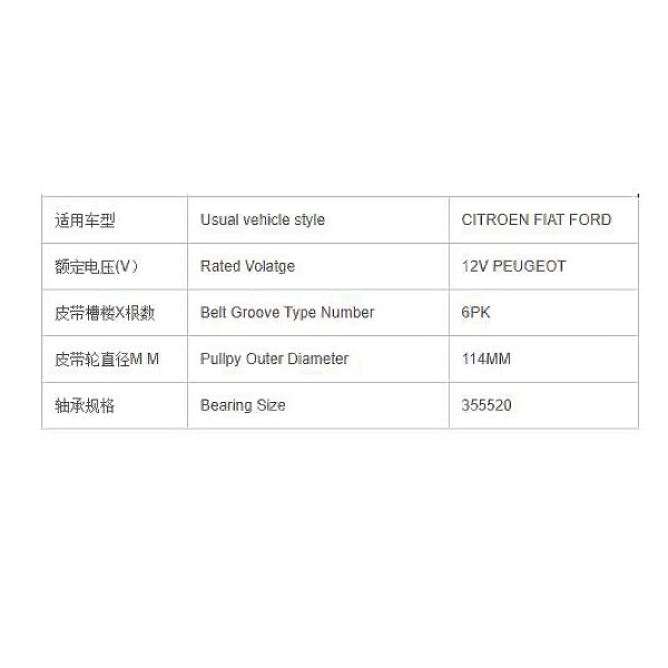 New 1 Year Warranty 12V Refrigeration Magnetic Clutch for Citroen Fiat for Auto AC Compressor Coil Hub Bearing