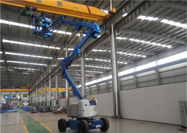 15m Articulating Man Lift Sandproof Climate Resistant Automatic Levelling For  Urban Managemen