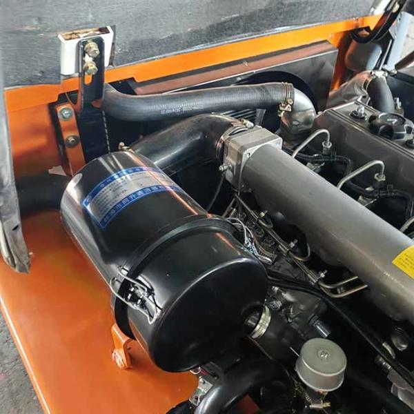 Red 3500kgs FD5 Diesel Powered Forklift Truck ISUZU C240 Diesel Counterbalance