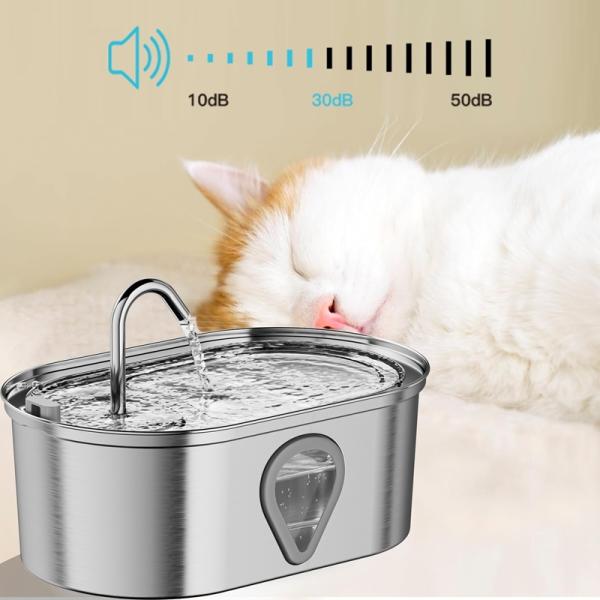 Fontaine d'eau pour chien et chat, plus grande quantité d'eau