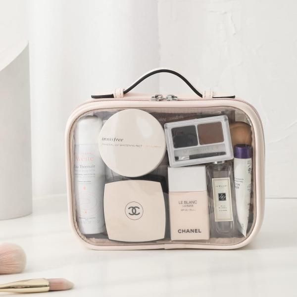Senior Sense Double Cosmetic Large Capacity Waterproof Makeup Bag OEM/ODM Acceptable