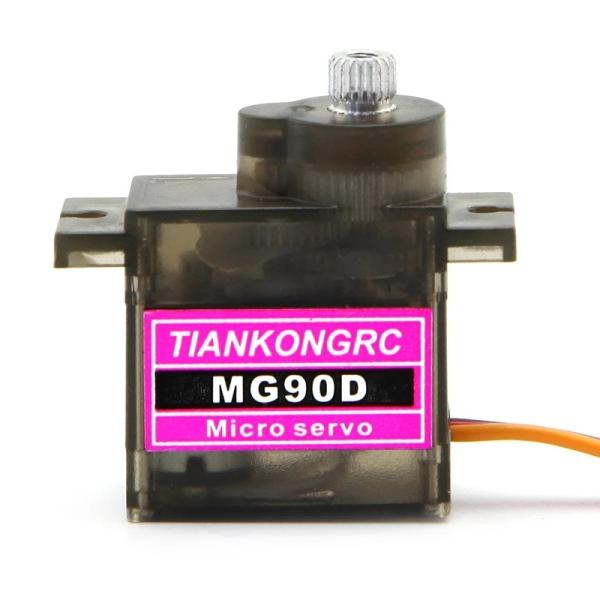 TIANKONGRC MG90D  9g Servo Motor Micro Servo For RC Airplane Robot DIY Project Parts.(Equipped mechanical limit)