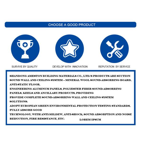 Художественный звукоизоляционный OEM USG BORAL Hotel Mineral Wool Ceiling Plate