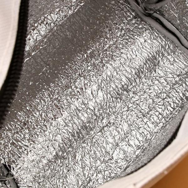 Thermal Insulation Grocery Foldable Reusable Shopping Bags Food Delivery Lunch Cooler Tote Bag