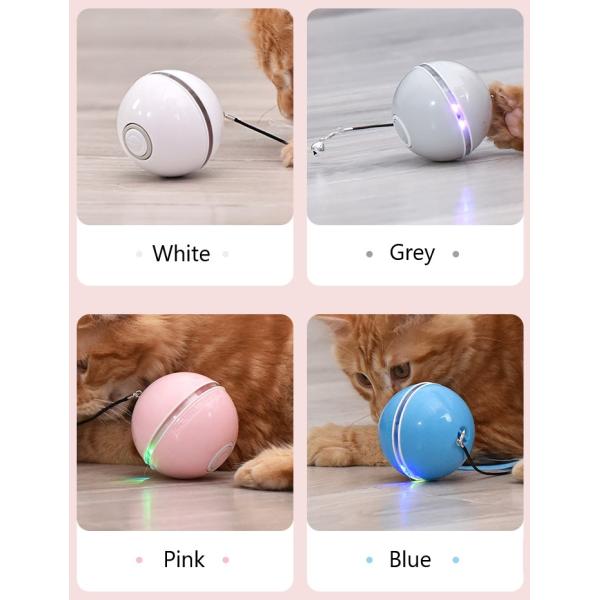 Pink Teaser Ball Dog Toy Electric Dog Teaser Ball Interactive Pet Toys