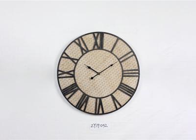 Wrought Iron Retro Vintage Classical Metal Wall Art Clock