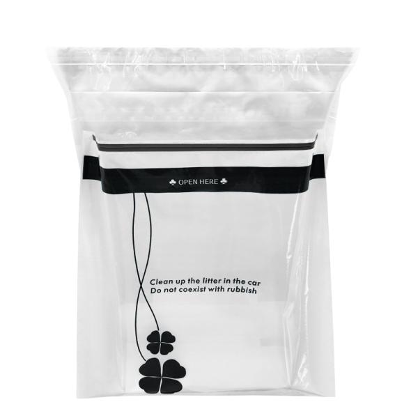 Сумка отброса пластмассы PE собственной личности слипчивая Biodegradable для автомобиля