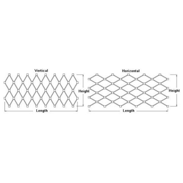 Flexible X-tend Stainless Steel Wire Rope Mesh/Cable Mesh (China Manufacturer)