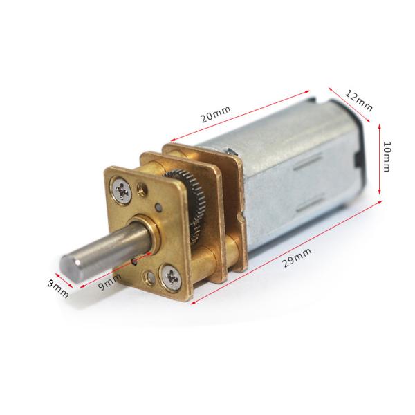 DC вала 6v 12v Dia моторов 2000rpm 3mm шестерни DC N30 12mm микро-