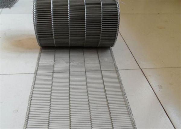 Customized Flat Wire Mesh Conveyor Belt Running Smoothly And Free Samples