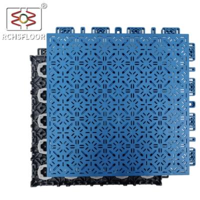Waterproof Anti Slip Sports Flooring Tiles 1.8cm For Outdoor Indoor