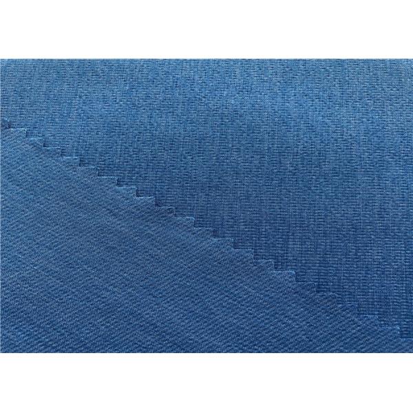 Estiramiento mecánico cubierto raya del tejido de poliester catiónico para el desgaste de los deportes al aire libre