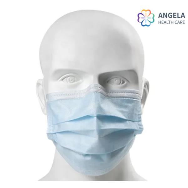 Surgical 3 Ply Earloop Face Mask For Patient Protection,Blue Disposable Face Mask