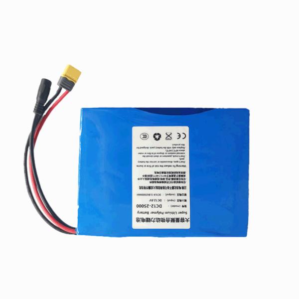 IEC62133 12V 25A Lithium Polymer Battery For Low Frequency Electrical Equipment