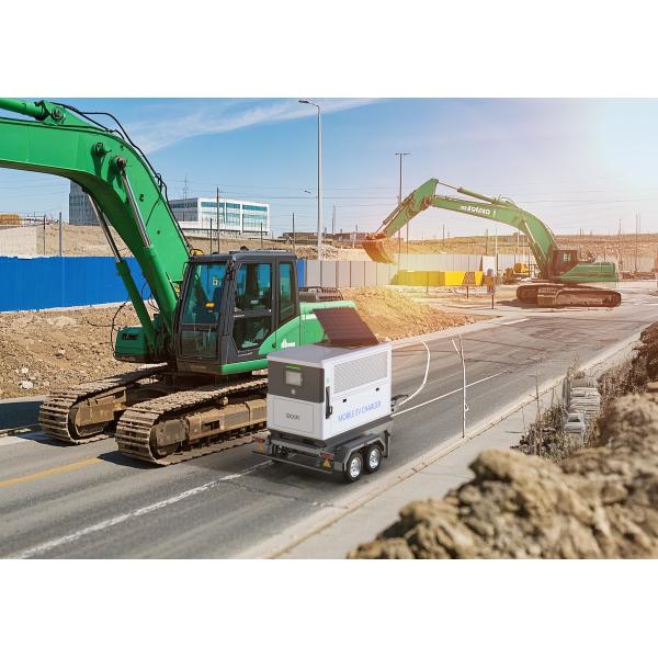 180KW 210KWH Mobile EV Charging Solutions Mobile Charger EV With PV Photovoltaic Panels