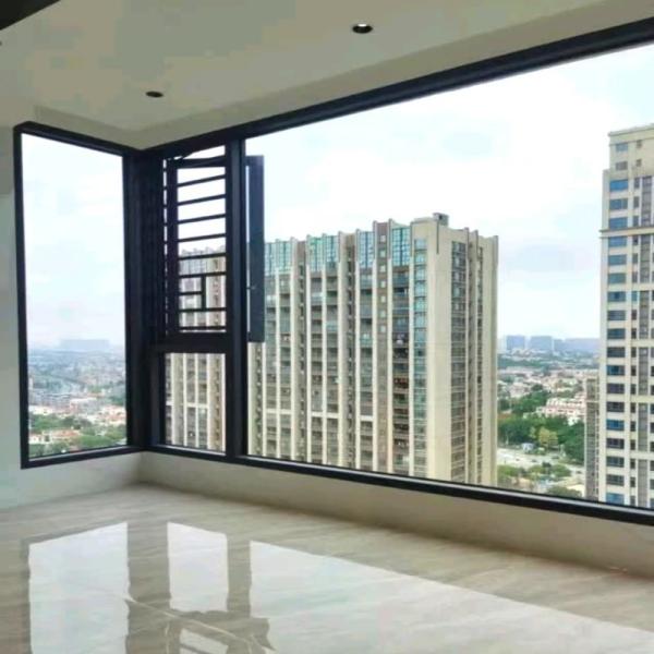Aluminum Casement Soundproof Door Window Supplier With Level 9 Wind Pressure Resistance