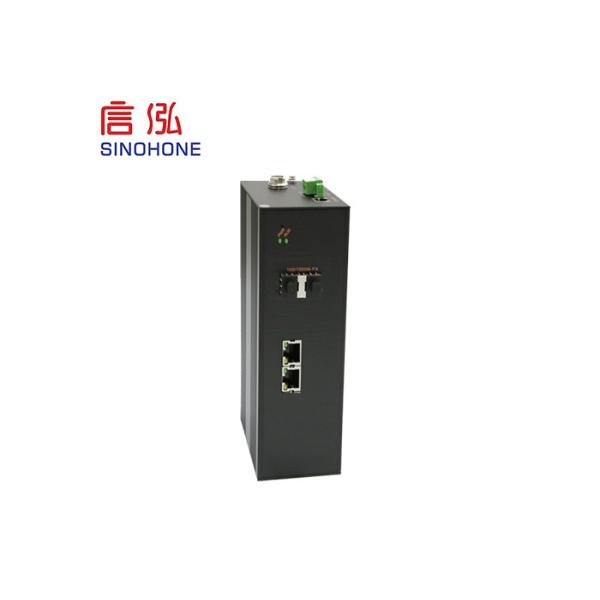 Managed Ethernet Fiber Optic Network Switch Aluminum Alloy 4 5 Port Without Fan