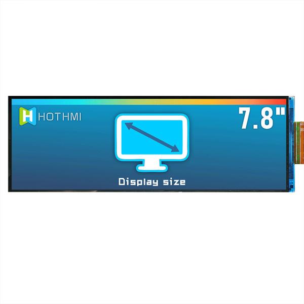 7,8 тип TFT Адвокатуры дюйма 400x1280, дисплей LCD высокой яркости ST7703
