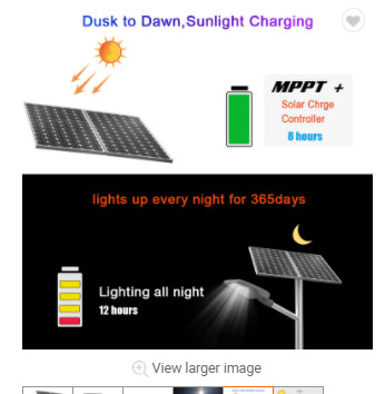 200lm Remote Control 6000k Led Solar Flood Light