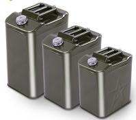 Cubeta do óleo do metal de Tin Can With Handle Square 0.23mm de 1 galão