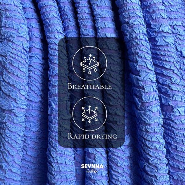 215gsm Recycled Swimwear Fabric Sustainable And Comfortable For Adults' Swimwear