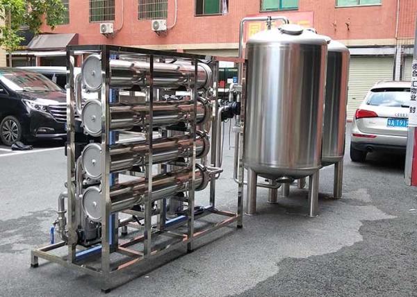 Stainless Steel 4000LPH Underground Water Purifier Machine RO Treatment System For Bottle Drinking Industrial