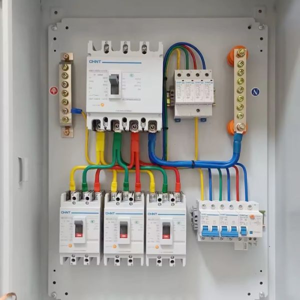 IP55-rated Stainless Steel Electrical Distribution Box 380V Power Distribution Cabinet for Outdoor Industrial Use