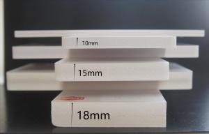 Folha de Forex Rígida de Densidade Completa Branca 3mm 4x8ft Celuka PVC Foam