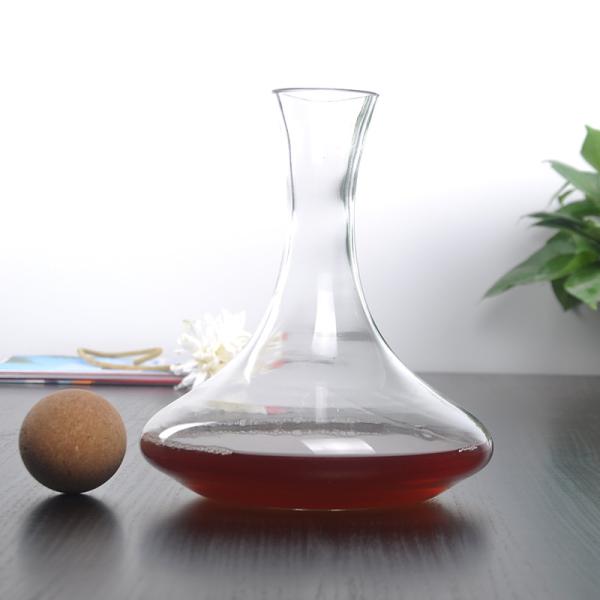 cheap Glass Wine Decanter With Cork wood ball