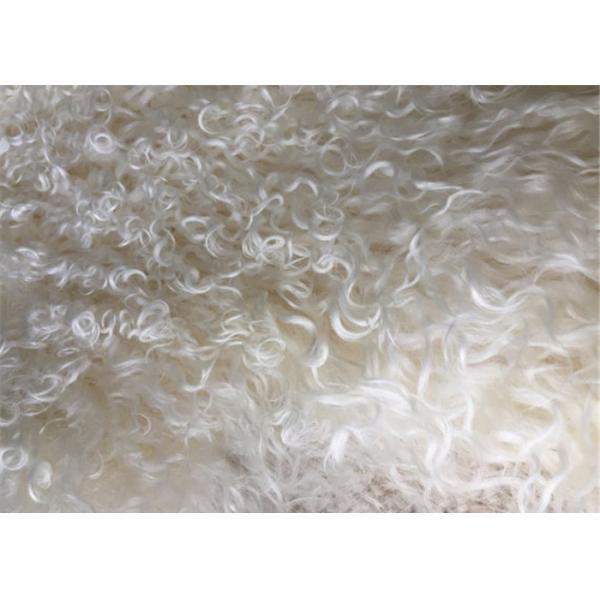 Цвет неподдельного серого тибетского монгольского хода бегуна кровати Ламбскин овчины множественный мягкий