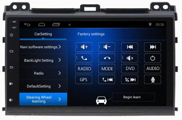 Ouchuangbo car touch screen gps navi android 8.1 for Toyota Prado 2008 with USB SWC 1080P Video Blluetooth