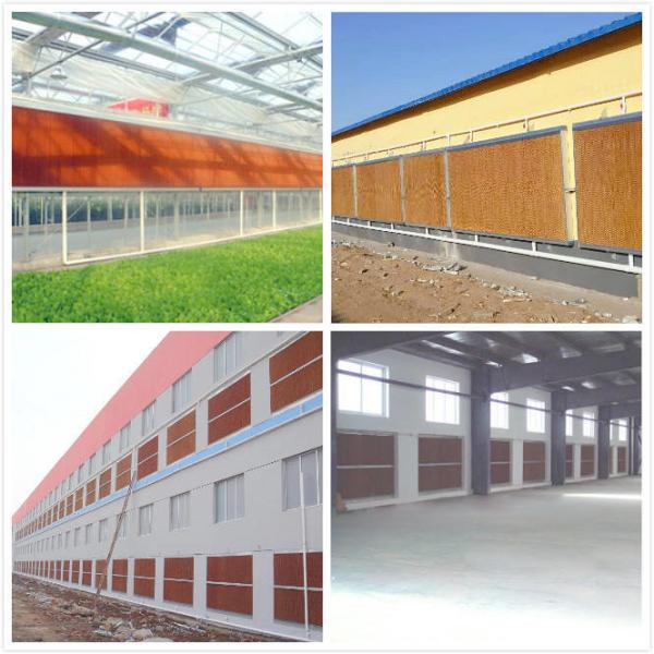 100mm 150mm Thickness Cooler Filter Pads Cooling Pads For Poultry Houses