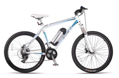 AOWA Motorized Mountain Bike Electric Blue Off Road Electric Mountain Bike
