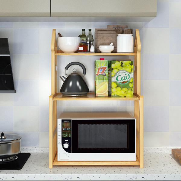 ODM Kitchen Bakers Microwave Oven Shelf Rack Storage Assembled
