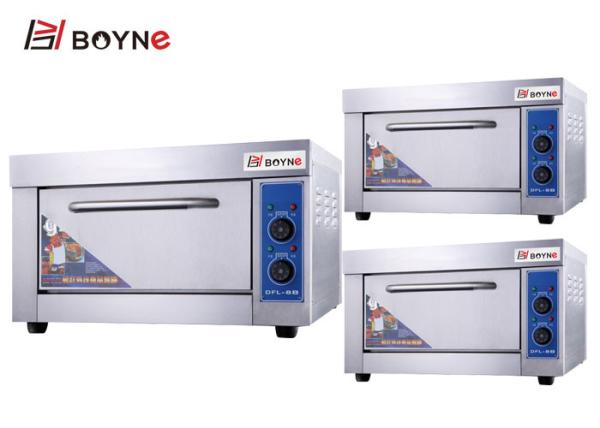 Oven One Deck One Tray elétrico de aço inoxidável completo para o uso de cozimento