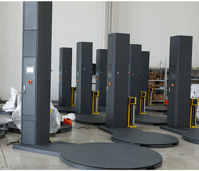 Factory Direct Supply Explosion-proof Wrapping Machine Chemical Dust Packaging Machine Pre-stretch Film Automatic Pallet Wrapper
