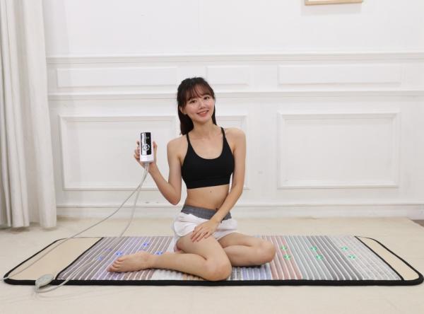Customized Amethyst Crystal Far Infrared Heating Mat Ray Pad 200W