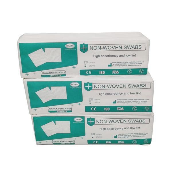 3X3 4ply Non Woven Gauze Swabs