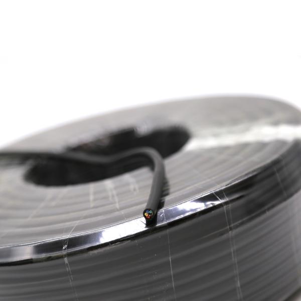 Bare Copper Wire RVVP Flexible Electrical Cable Braiding 4 Cores 0.5mm 1.5mm 2.5mm YSLY-CY