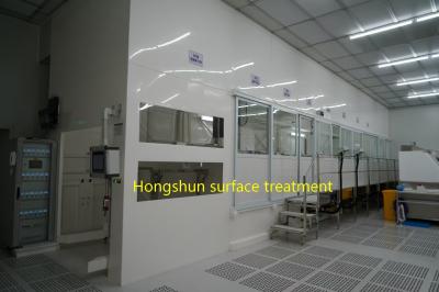 Fully Automatic Powder Coating Production Line Adjustable Speed For Aluminum Parts