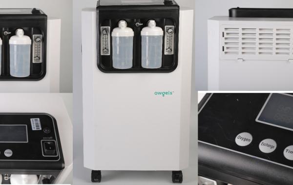 Grande fluxo 93% 10 equipamento da terapia do concentrador 55KG do oxigênio do litro