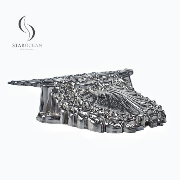 Silver Plating High-Strength Metal Coffin Accessories For Funeral Ornamentation18#