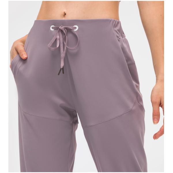 Womens Stretch Workout Pocket Yoga Pants Straight Beam Foot