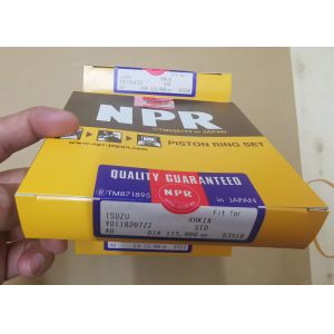 Anneau de piston 4HK1X 8-98017-166-0 pour ISUZU Engine Parts