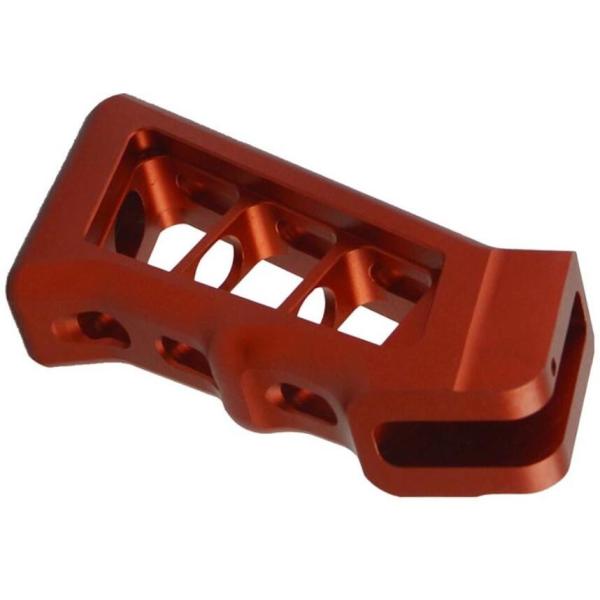 Anodized Aluminum Custom Precision Machining , Red Precision CNC Machining Services