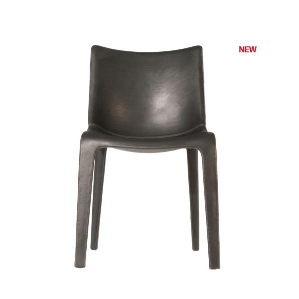 Lou Eat Fiberglass Dining Chair With High Density Polyurethane Structure