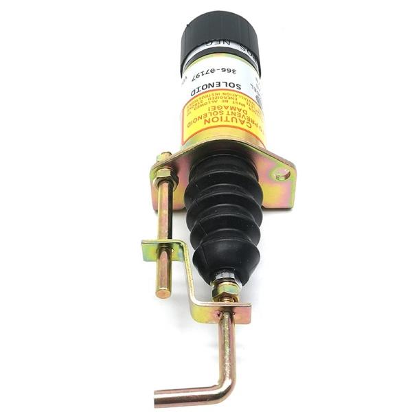 366-07197 Excavator Spare Parts Stop Solenoid 12V 24V Voltage