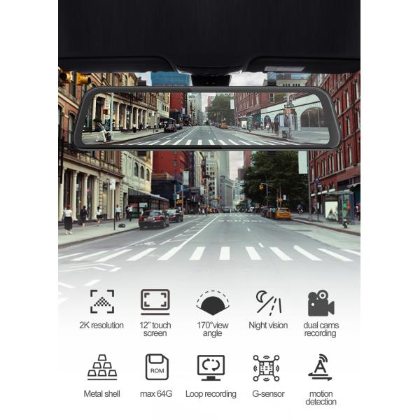 32GB 10-дюймовый автомобильный чертёж FHD 1080p Dash Cam FHD 1080p 10 дюймов